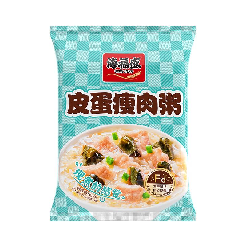 20:00海福盛 皮蛋瘦肉粥42克1
