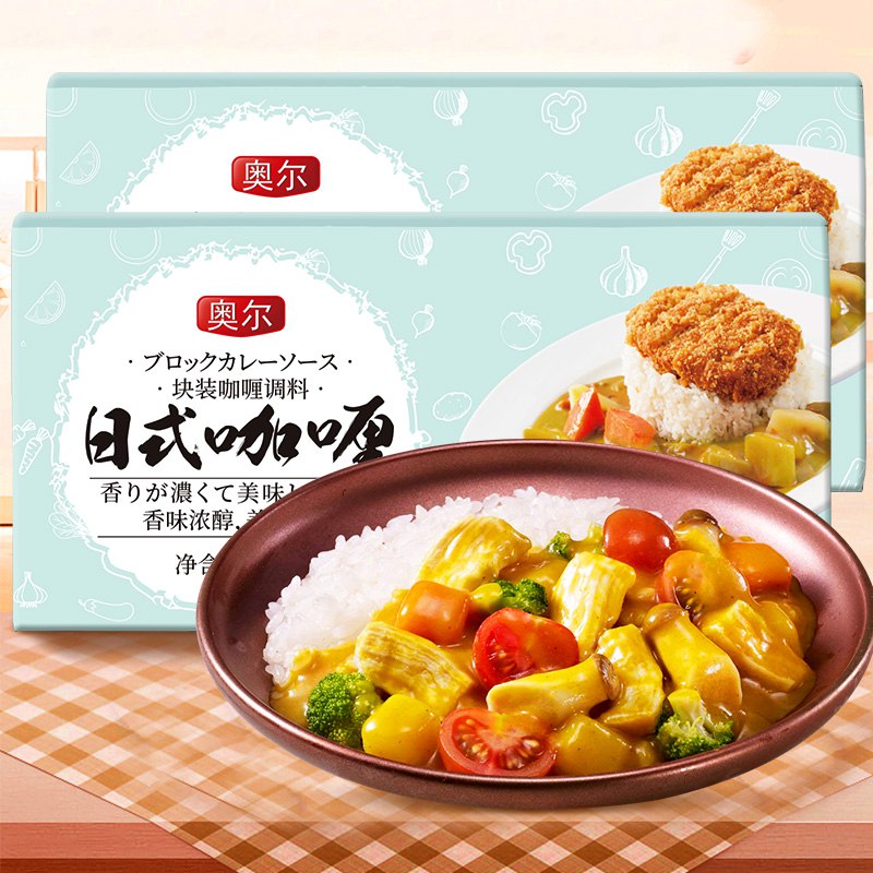奥尔&吉得利日式咖喱100g 2盒某东16.5可2件五折