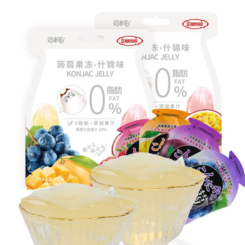 0点开始 拍10件 19.9元【猫村长旗舰店】什锦味零脂果冻共10袋(dGqv2rdmXya)/低卡低脂肪 冷藏后口感更佳哦~