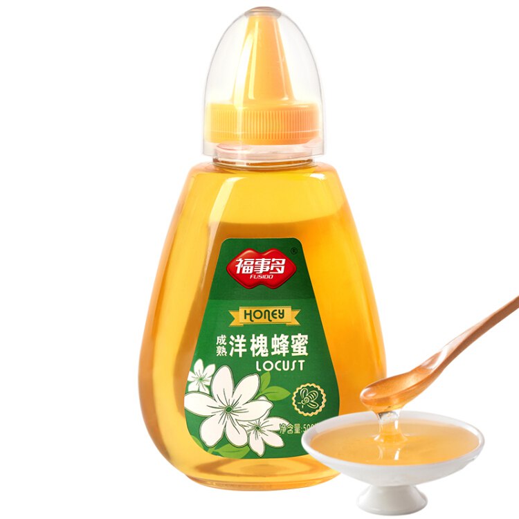 福事多洋槐蜂蜜500g 瓶装液态蜜 蜂蜜京东报价：24.90元/件