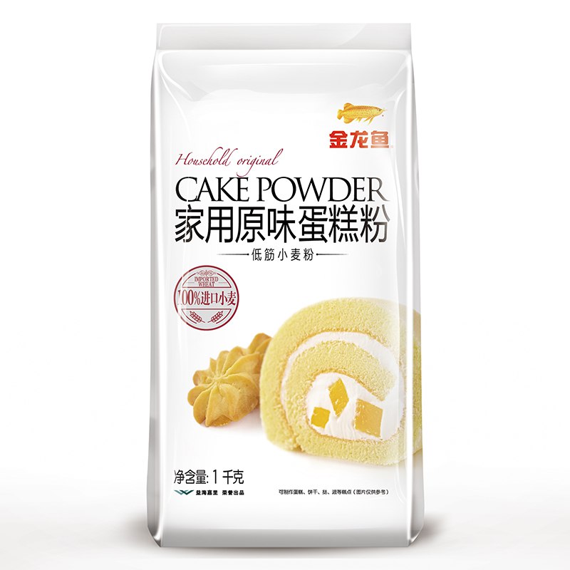 【京东plus】金龙鱼 蛋糕粉低筋面粉小麦粉1KG*17件 66.15元（合3.89元/件）