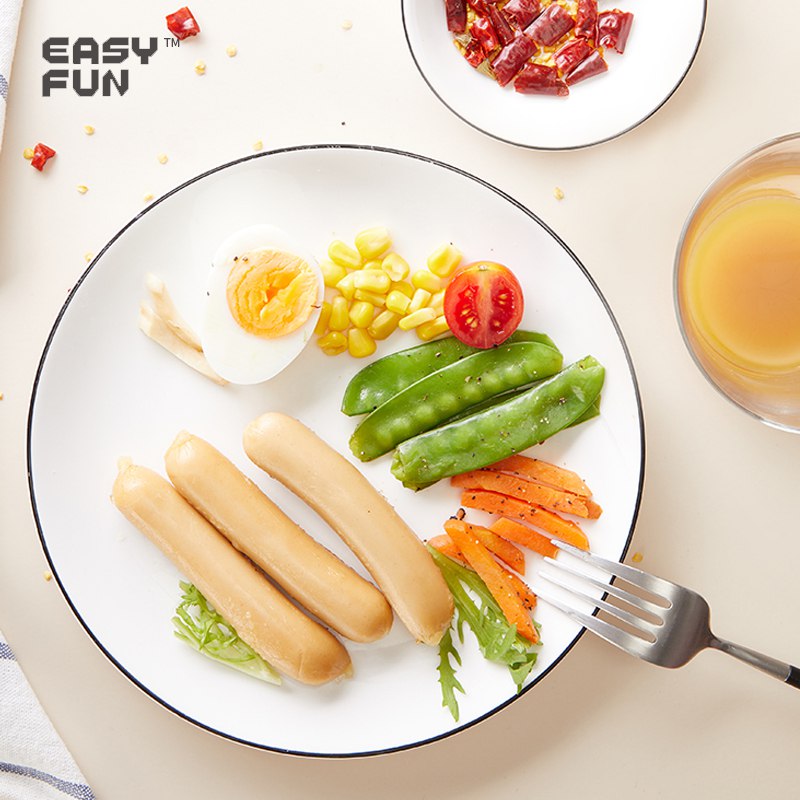 薄荷健康 Easy Fun 鸡胸肉肠300g/袋（辣味12根）低脂零食 无淀粉级高蛋白鸡肉肠 健身代餐