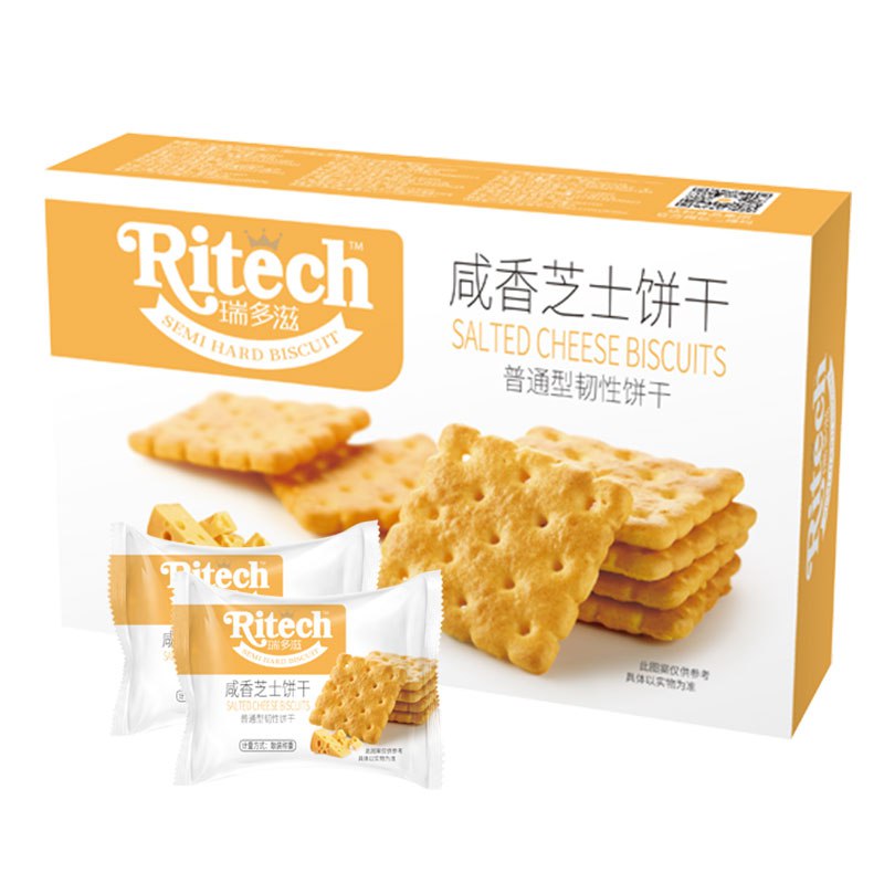 达利园 好吃点 瑞多滋 咸味芝士210g 零食休闲饼干