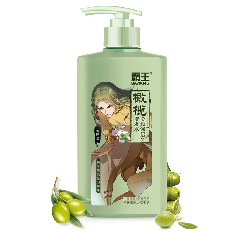 【京东】页面领199-100劵霸王橄榄滋润柔顺保湿洗发液600ml