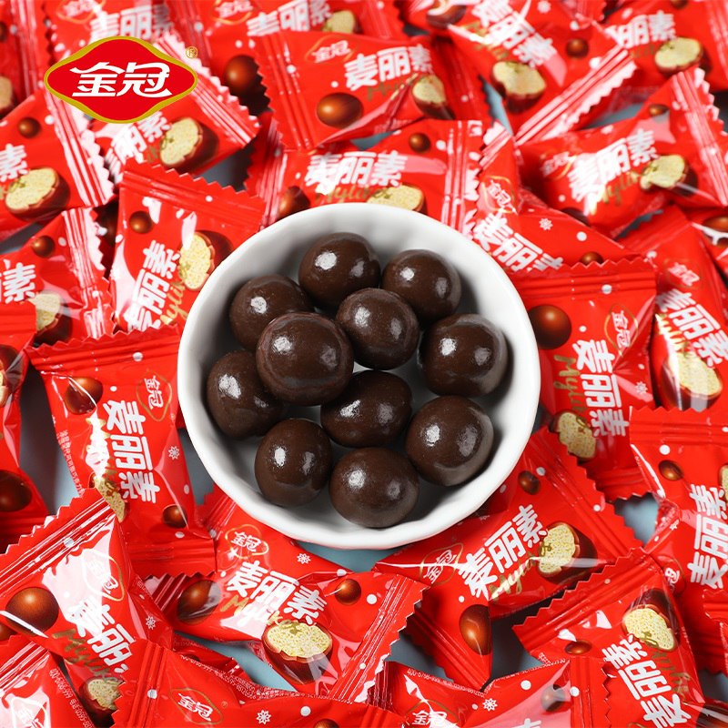 16.9元 金冠旗舰店金冠脆球巧克力麦丽素500g￥IV7I28UDFNP￥/