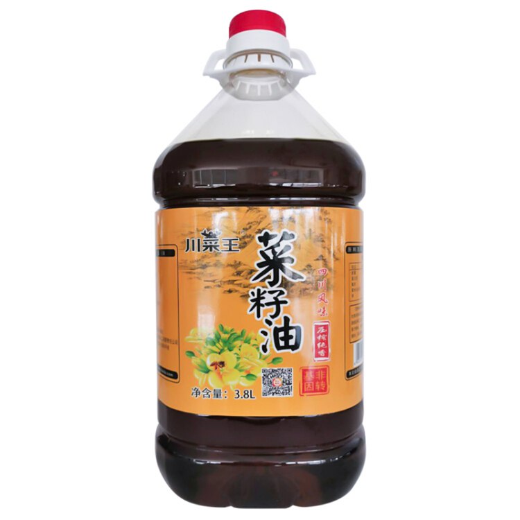 川菜王非转基因压榨纯香四川菜籽油3.8L   39.90