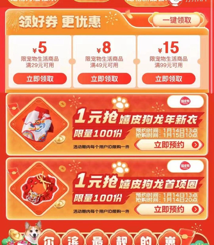 20点 宠物新衣