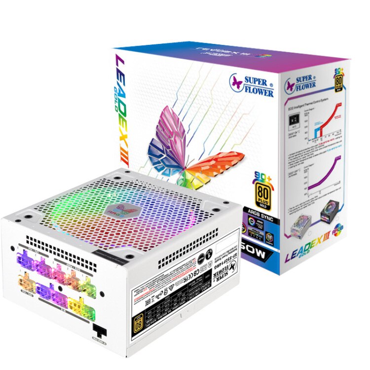 0点秒杀！【京东】振华 LEADEX ARGB 电脑电源 550W 599元包邮