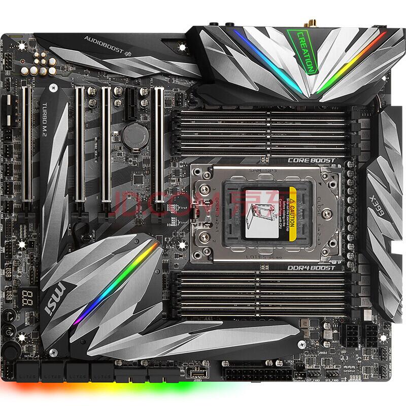 微星（MSI）MEG X399 CREATION 创世板主板 （AMD X399/Socket TR4）
