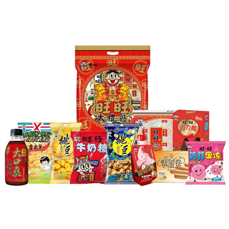 【京东】旺旺 零食大礼包 年货礼盒 综合口味 650g 