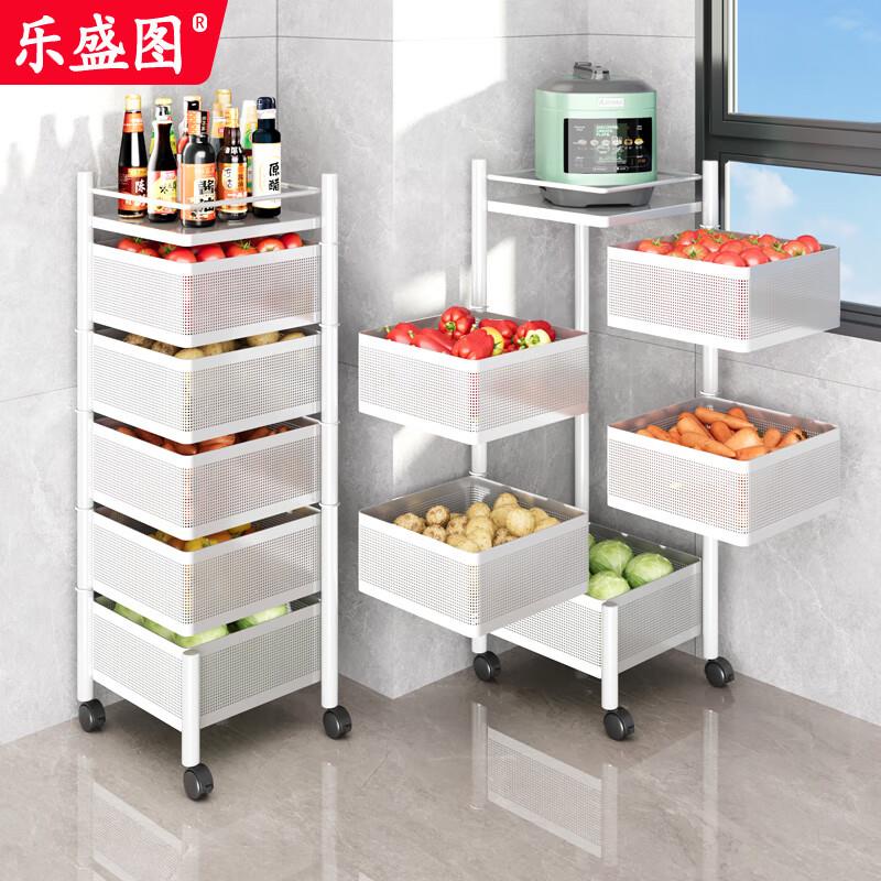 150-75家电家居奍叠商品下99-50家具奍乐盛图旋转置物架收纳筐五层凑后0亓