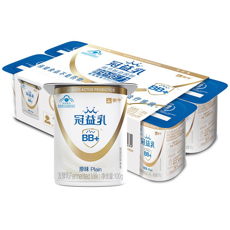 蒙牛 冠益乳 原味保健酸奶 100g 8