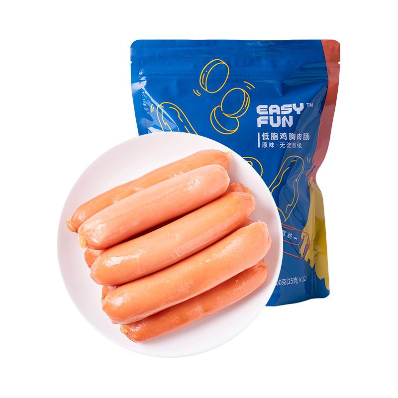天猫超市 薄荷健康鸡胸肉肠300g/袋 拍2件49.8元包邮 (on8T1qgp0xQ)