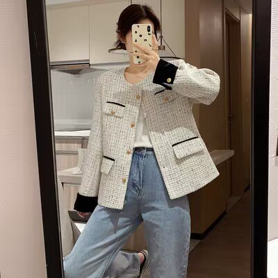 0点开始   88💵法式名媛小香风短外套)ZUMXdzspN2V)/ CZ11//