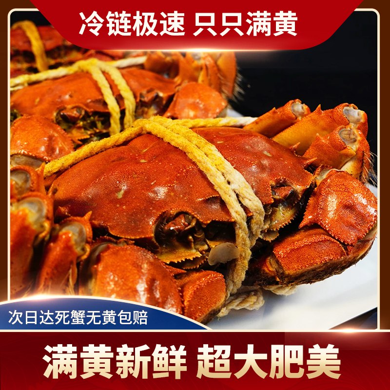 99💵 送蟹醋+紫苏+姜茶阳澄湖大闸蟹4公4母共8只装)48BUWas07nt)/ CZ11/