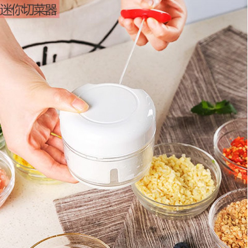 多功能手拉压蒜末姜末绞肉神器