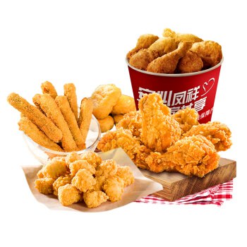 【京东】凤祥食品 冷冻半成菜品家庭桶4袋1.9kg，59.9元 