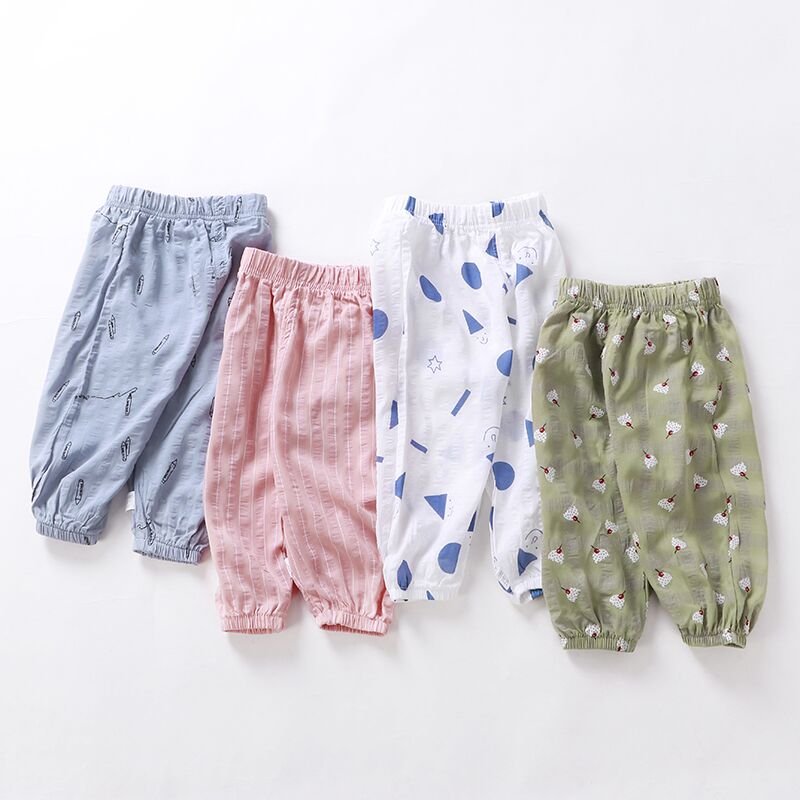 夏季薄款纯棉儿童防蚊裤原价10.9元，券后9.9元起 (Sr631q0ur6i)