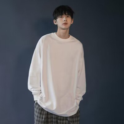 0点开始 17💵 港仔文艺男纯棉长袖t恤)eIhAdwGFuhm)/ CZ11//