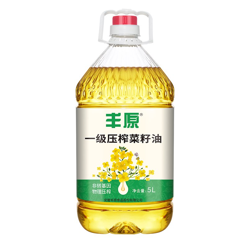 ——食用油好价——【京东自营】丰原食品食用油非转基因压榨一级纯香菜籽油5L