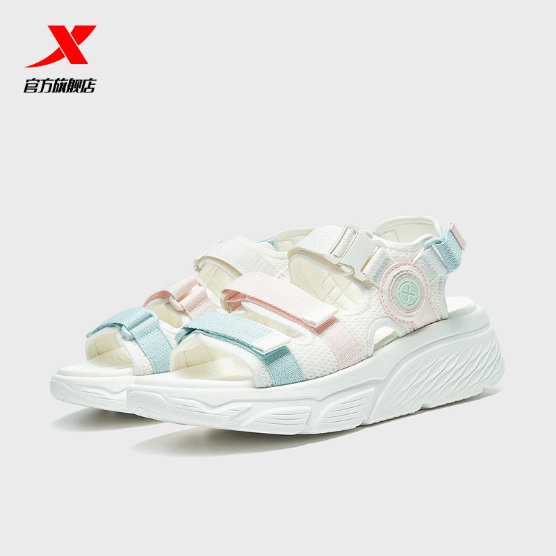 1.领券 加入购物车1件叠商品下300-30购物券【特步服饰旗舰店】特步新款时尚轻便厚底凉鞋￥PXDN27iYvH1￥/
