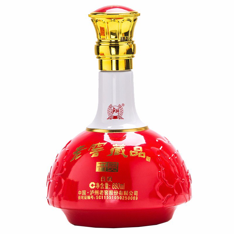 老窖藏品 白酒共赏 52度 680ml