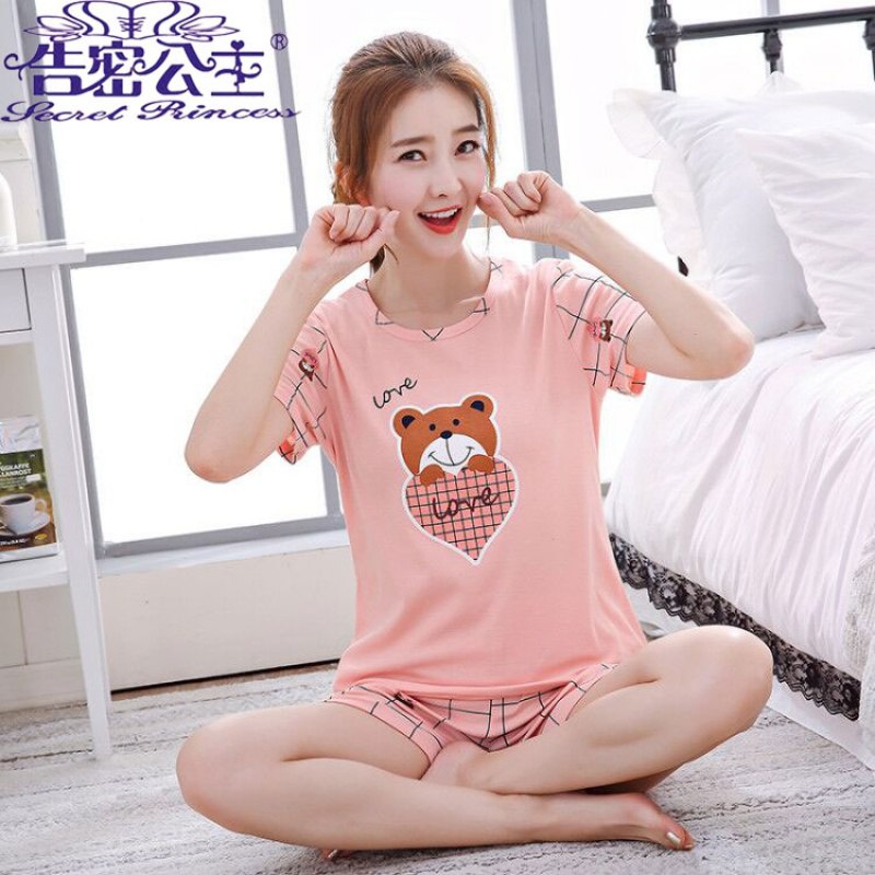 韩版夏天家居服套装，P号叠-5，13.8，干！