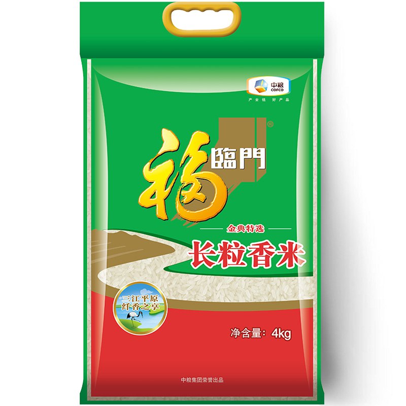 【京东】福临门 金典长粒香 东北大米 中粮出品 4kg