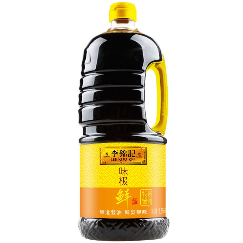 【京东plus】李锦记 味极鲜特级酱油1.65L*2件 12.35亓