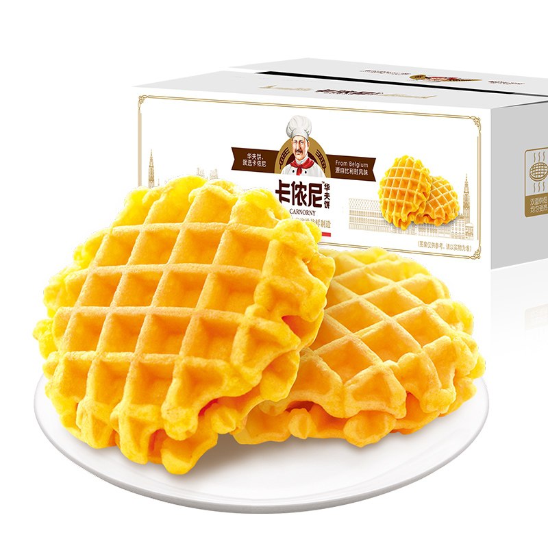 0点后下单 先领券12.9元回头客卡侬尼华夫饼500g(RSuDXoxdtud)/