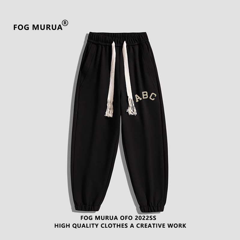 69元 FOG MURUA旗舰店ABC美式高街情侣休闲卫裤)zZTb2AMK6Z1)/ CZ11/哑光黑，火山灰，奶白色雪花灰，深海蓝5色可选~【加绒款要贵20元哈】