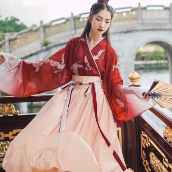 一点春汉服 日常古装套装 (买一送五)