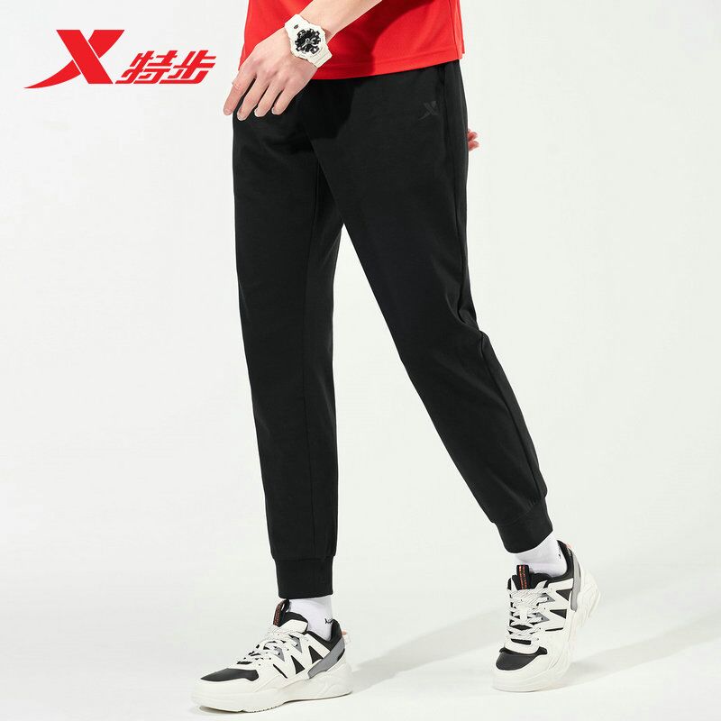 79元 【特步服饰旗舰店】秋季宽松运动针织卫裤男(n3Ah2xGxy3Y)/ CZ11/
