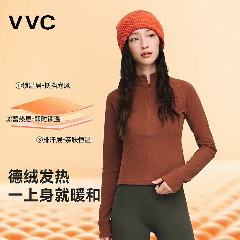 VVC服饰合集①79元 双面锁温半拉链打底衫