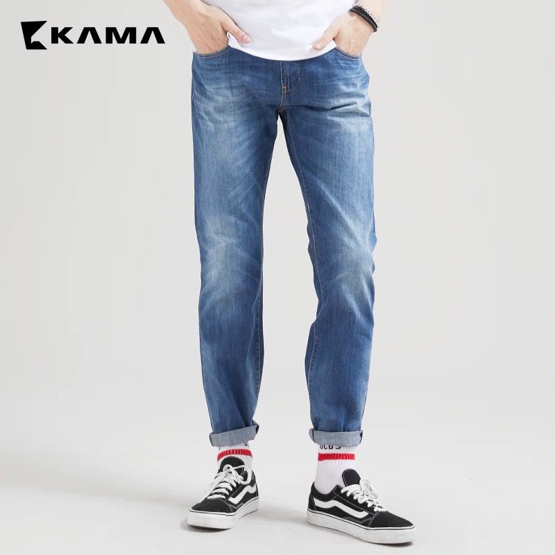 KAMA官方旗舰店牛仔裤，0点39元 (uaiD1g1S2aE)
