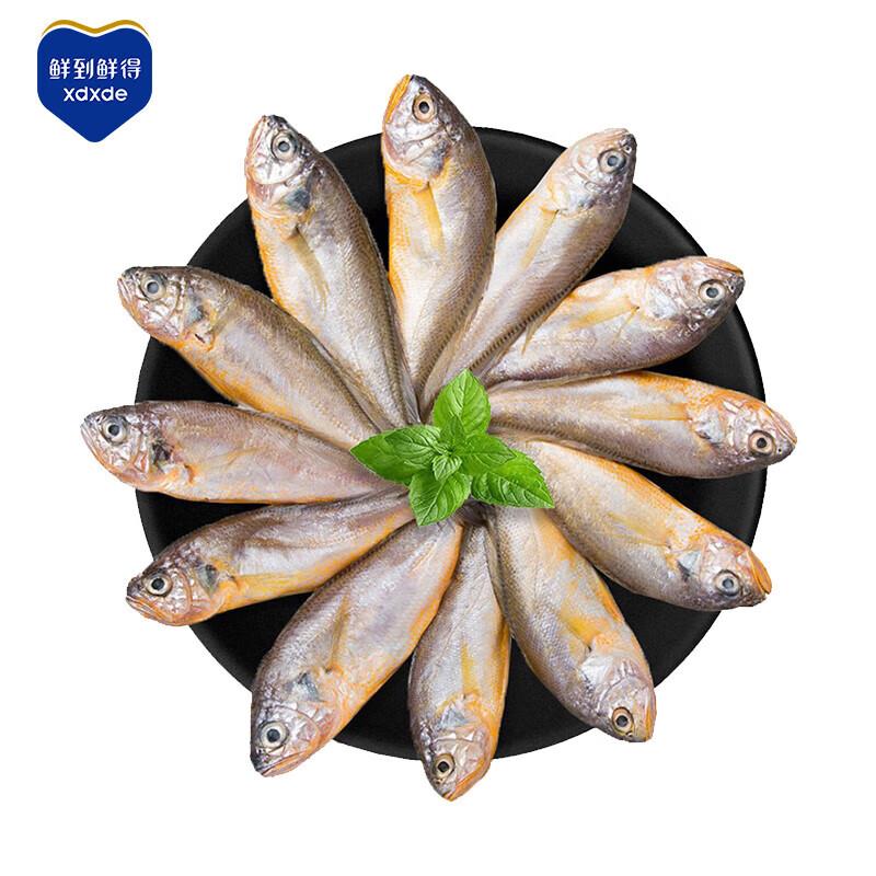 鲜到鲜得冷冻海捕小黄鱼800g29-31条用200-20，4件41亓