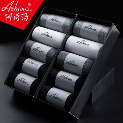 0点开始 11.9💵【阿诗玛】男款加厚中筒纯棉袜*10双)A5zfW4uxLZZ)/ CZ11