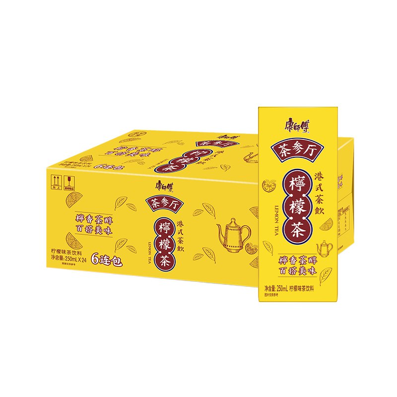 河北地区有 (3件6折) 康师傅茶参厅柠檬茶250ml*24盒柠檬味红茶