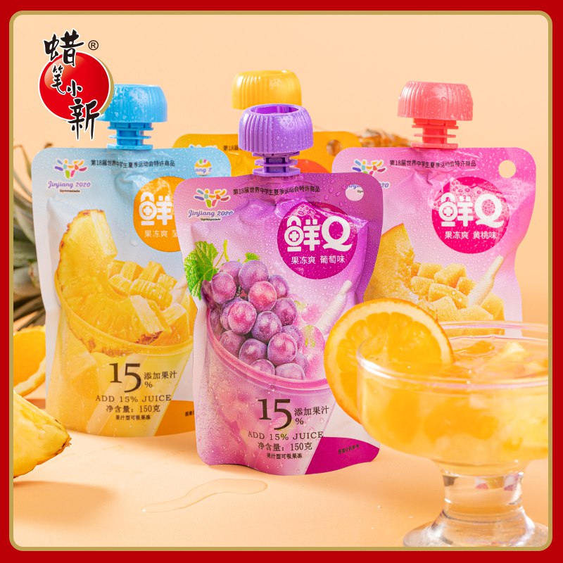 29.9亓 蜡笔小新鲜Q果冻爽吸吸果冻150g*12支+赠3支(UTO52ljStZw)/