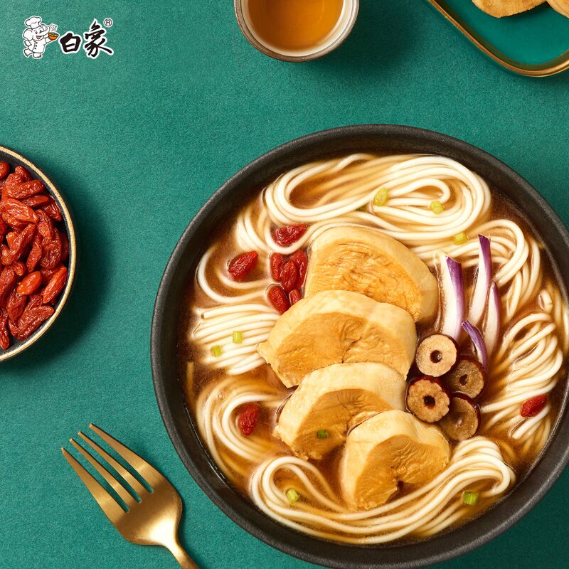 白象旗舰店 9.9元非油食桶装FD冻干花雕鸡面  (CHEFcZ0cpcT)  
