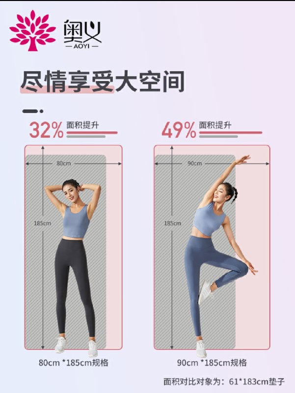 11.9元    奥义旗舰店初学者男女加厚加宽瑜伽垫(0aXpcqNgz2N)/
