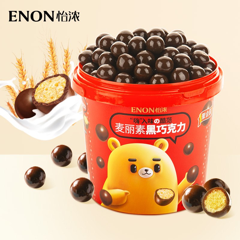 怡浓 麦丽素桶装520g  38亓   