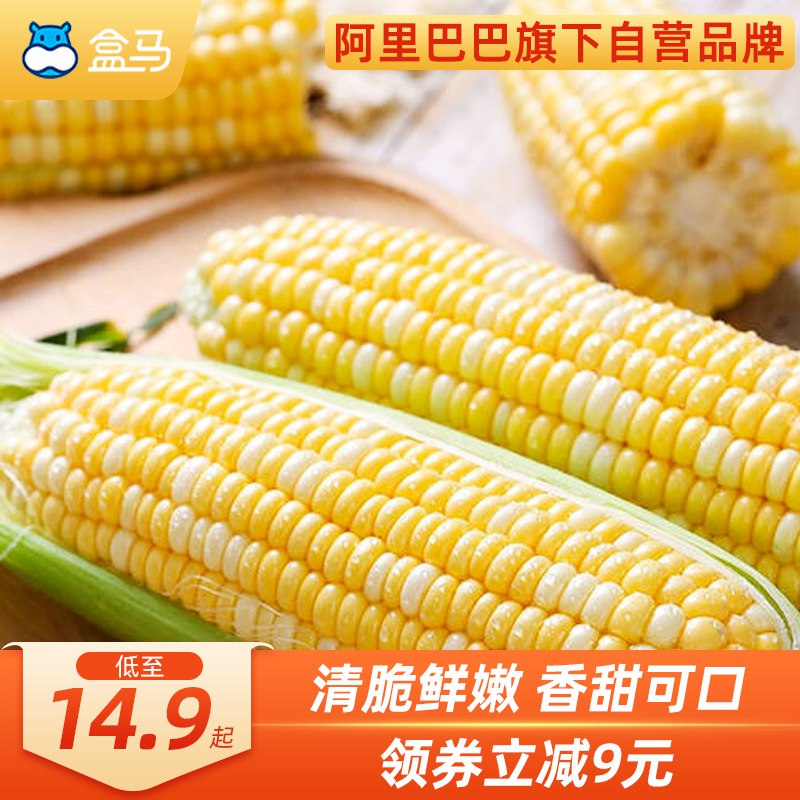 19.9亓盒马 水果玉米4斤 约8个￥rc5v2Pw23F7￥