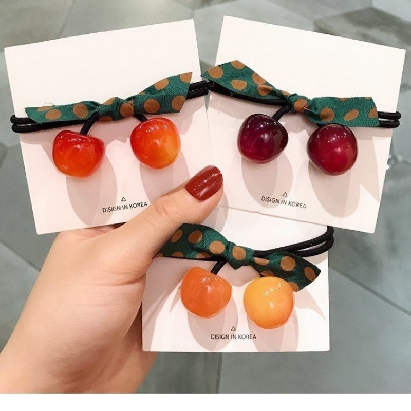 又放券了，樱桃网红ins发圈头饰女3个装，4.9，捡漏~