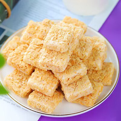 0点开始 拍5件 18.9元牛奶燕麦酥小包装共100包(D6CM2FfTmLK)/这个是独立包装的，每块1袋泡牛奶酸奶都很棒~