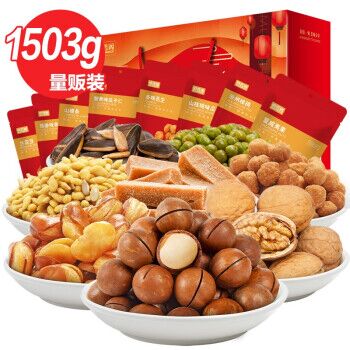 【京东】俏香阁 坚果零食干果大礼包1503g ，叠加全品27元