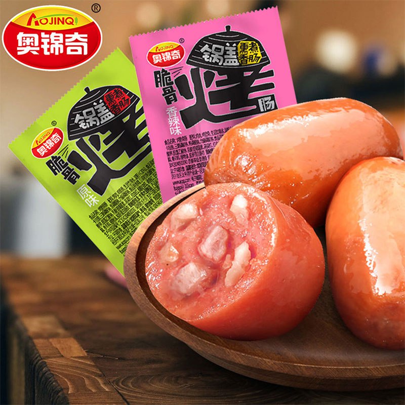 奥锦奇即食香辣脆骨肠150g  (ihADceyLjpe)   6.9元