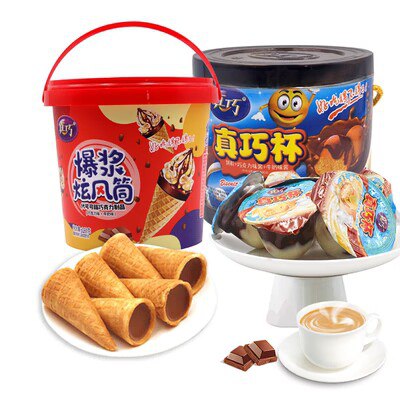 0点开始 14.9 💵【真巧旗舰店】巧克力酱杯星球巧克力杯500g)YkeddCaF708)/ CZ11//