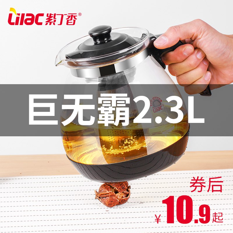 耐热玻璃茶壶拍五件套 选项  14.9元  (Y2S2cVnOQVU)