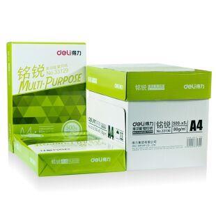 得力-A4打印复印纸100张 券后3.9元包邮 (gMy91vNNCCw)